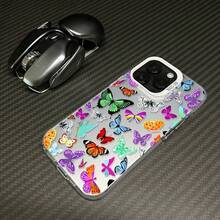 ¿Adecuado para ? 16ProMax/16Plus/16Pro/16, ? 15/14/13/12/11? Funda de Teléfono de Moda Creativa de Serie Completa, Patrón Colorido Gradiente IMD Láser, Funda de Teléfono Clásica Híbrida Antideslizante y Resistente a Impactos, Gran Regalo - Colores mixtos - Ver 6