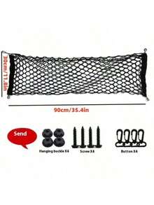 1 件汽车后备箱网袋，货物储物网袋，汽车整理网袋，女士储物整理器旅行必需品，返校宿舍储物