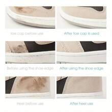 Non-Electric Velvet Pap Leather Shoe Brush, Disposable, For Outdoor And Clothing Cleaning, Household Cleaning Tool, Batterless