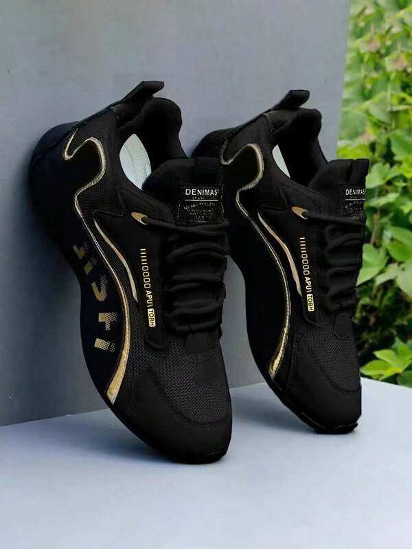 Men's Breathable Mesh Casual Sport Shoes, Soft Sole & Non-Slip Running Sneakers