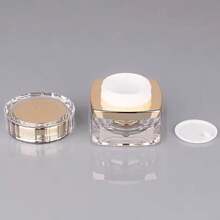 1pc 15ml High-End Acrylic Cream/Serum/Eye Cream Cosmetic Packaging Bottle