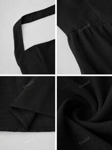 Vestido largo elegante para damas, apropiado para la primavera, el verano, citas, festivales de música, el Día de la Madre, Pascua, con cuello colgante