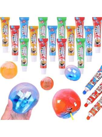 1/3/5/10pcs卡通泡泡糖，经典怀旧礼物，小礼品，卡通户外玩具创意泡泡机，泡泡泡沫节日派对小赠品