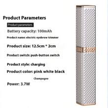 1PC Two In One Multi-Function Lipstick Shaver Armpit Hair Leg Hair Shaver Electric Eyebrow Trimmer Lady Hair Remover, Portable Electric Shaver, Female, Face, Eyebrow And Body Hair Remover, Skin Electric Hair Remover Eyebrow Trimmer Portable Lipstick Shaver Women Hair Remover Mini Shaver Shaver Gift Girl