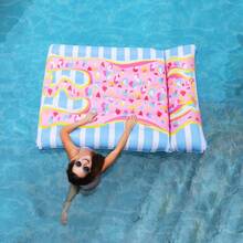 'Spot The Fun' Inflatable Lounger Pool Float 62 Inch MultiColor. Female. Age 14 Years +. - asPic - View 3