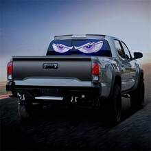 2 件智能汽车装饰灯，11 种照明模式，包括 10 种闪烁模式 + 1 种常亮，创意恶魔眼 LED 车灯，酷炫车辆显示屏，适用于卡车和汽车的 USB 插入式装饰灯，灯光优美，易于安装