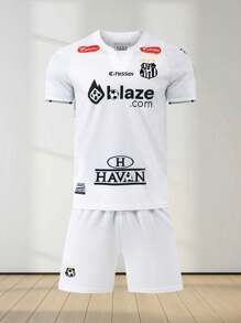 High End White Football Suit Set, Training Match Suit, Simple Embroidery, Supports Personalized Customization,Stylish,Fashion,Hipster,Casual,Minimal Chic,Personalized,Customized,Custom,Unique,Guy Costumes,Capsule Wardrobe,Men Basic/Street Style,Ideal Gifts For Him,Boyfriend,Family,Friends,For Birthdays,For Vacation/Holiday,For School/Competition,For Sports/Climbing