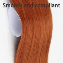 24 Inch Synthetic Long Straight Ponytail Hair Extensions Ponytail Wig Hairpiece For Women For Daily Wear
