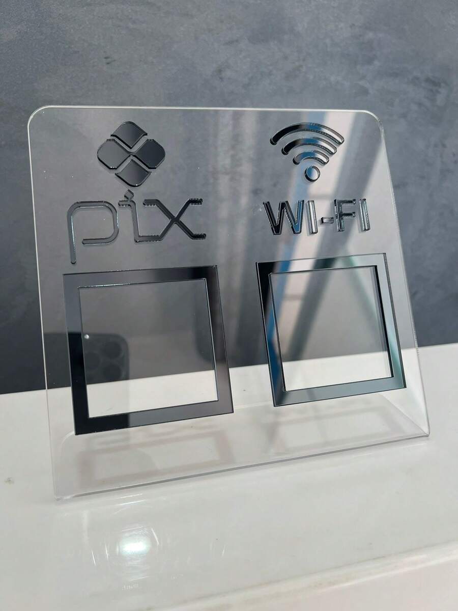 Pix Display Board Table Counter PIX And WI-FI - 灰色水晶 - 查看 1