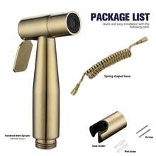 带自清洁肛门喷枪的马桶冲洗器套装，304不锈钢冷喷枪，马桶冲洗器手持式喷枪套装，浴室配件，浴室工具