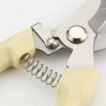 1 件不锈钢树枝修枝剪，花园果园果树花卉嫁接修剪剪刀工具 - 芥末黃 - 查看 2