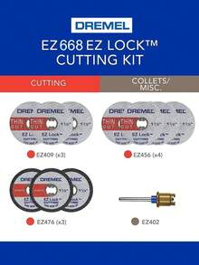 DREMEL Accesorios de pulido - Juego de accesorios de corte EZ para herramientas rotativas, kit de accesorios de pulido/corte/grabado para herramientas eléctricas - Multicolor - Ver 2