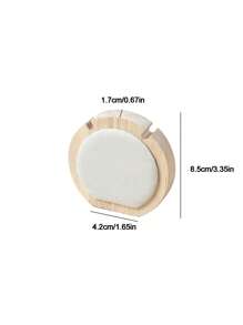 1 件橡胶木高档天鹅绒木制珠宝展示架,垂直项链架,耳环架收纳架女士收纳整理器旅行必需品返校宿舍收纳秋季装饰 - 彩色 - 查看 24