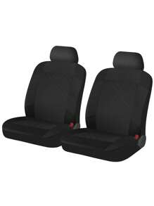 1/2/5pcs Universal Seasonal Car Seat Covers, Fabric, Ultra-Thin, Anti-Dirty, Breathable Elastic Net Cloth Seat Cushion Covers