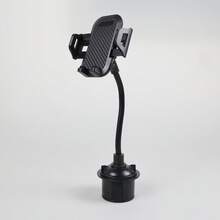 1 件车载杯架手机支架，可调节多角度车载手机支架配件 - 黑色 - 查看 6