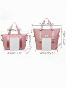 Large Capacity Expandable Duffel Bag, Wet And Dry Separation Sports Fitness Tote Bag, Multifunctional Travel Bag, Sports Duffel Bag