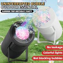 Máquina de Bolhas de Mão com 10 Furos, Soprador de Bolhas Automático, Decoração de Casamento ao Ar Livre, Presente de Aniversário, Brinquedo de Água, Brinquedo e Presente de Natal, Não inclui Fluido de Bolha e Baterias