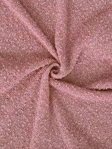 Women's New Style Sexy Strapless Top With Lace-Up Back 3d Flowers Grainy Party Fishtail Skirt, Beach Leisure Vacation Backless Hollow Exquisite And Elegant Knit Dress, Spring Summer Autumn - Pink - View 6