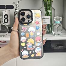 Suitable For IPhone 16/15/14/13/12/11 Pro. Cute Cartoon Character Sticker - Style Collage With "DIMOO PARTY" Motif - Themed Design. Fashionable And Beautiful Protective Case Using PC Material. Ideal Gifts For Family, Friends, Kids, Birthday,Spring, Holiday, Boyfriends, Girlfriends, Valentine's Day.