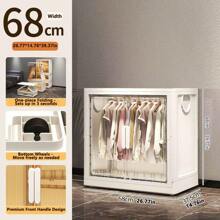 5/4/3/2/1 Layer No-Assembly Baby Wardrobe Folding Storage Cabinet, Household Snack Organizer Box, Multi-Layer Children Closet