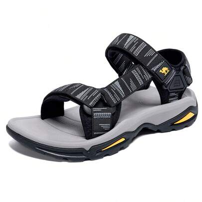 CAMEL CROWN 男士凉鞋，夏季凉鞋，户外运动涉水徒步透气防滑耐用休闲凉鞋