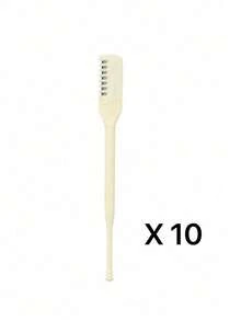 10件套便携式360°旋转双头温和无痛鼻毛修剪器套装，男女通用，精准修容/面部毛发去除工具 - 彩色 - 查看 10