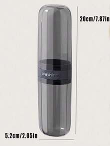 1pc Travel Toothbrush Cup, Portable Toothbrush Cup Teeth Set Storage Box, Travel Essentials - Includes Travel Size Rinse Cup And Transparent Storage Box, Ideal For Travel, Vacation, Back To School - Multicolor - View 12