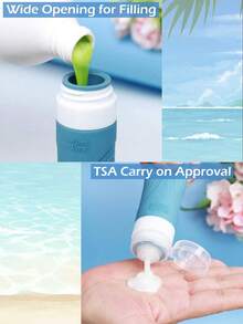 Travel Essentials 4-Piece Cosmetics Sub Package Travel Suit Lotion Shampoo Shower Gel Hose Bottle Macaron Flip Squeeze Bottle Travel Suit Portable Sub Package Suit Empty Bottle Lotion Shampoo Hose Home Bathroom Decor Fall Decor Back To School