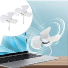 Mini ventilateur USB pour le camping et les voyages, ventilateur de refroidissement 2000 tr/min, flux d'air silencieux et puissant pour les téléphones et les ordinateurs portables