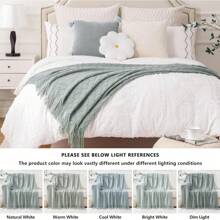 Diamond Knit Throw Blanket, Lightweight, Soft And Comfortable For Bed, Sofa, Cabin, Outdoor, Traveling, Office, 50 X 60 Inches
