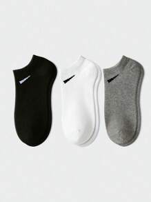 paquete de 20 pares de calcetines deportivos unisex, calcetines tobilleros blancos/negros/grises, cómodos, que absorben la humedad, transpirables, de unicolor clásico, de estilo simple y de moda, apropiados para el uso casual de todos los días