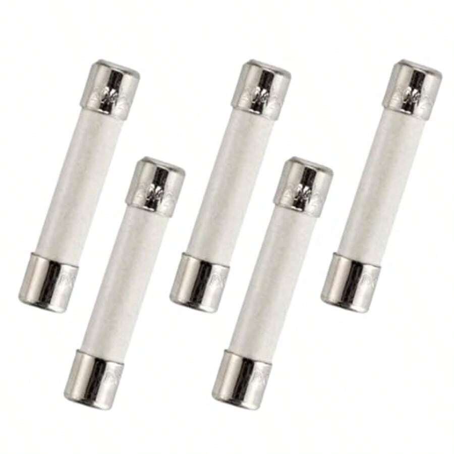 Microwave Fuse 20 Amp 250V SlowBlow Universal Ceramic Fuse Replacement For GE WB27X10388 Kenmore And Other Microwaves 6mm X 30mm 5Pack - as pic - View 1