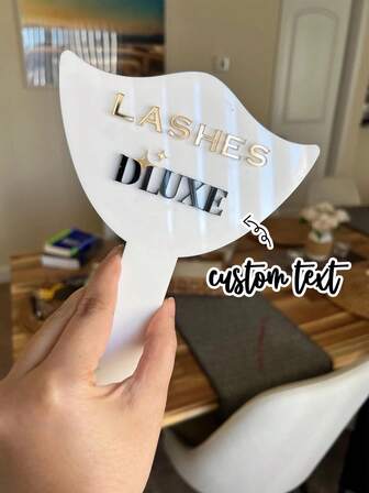 Customized Name Eyelashes & Eyebrows Mirror Props, Photo Props, Salon Decorations, Bridal Mirror, Wedding Gifts, Bachelorette Party Gifts