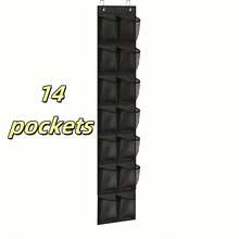 24-Fach Mesh Schuhorganizer zum Über-die-Tür-Hängen, kann bis zu 40 lbs halten, strapazierfähiger Schuhaufbewahrungsbeutel, Weihnachten