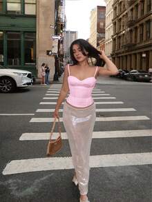 Camiseta de mujer elegante y sexy con cintura ceñida y diseño vintage de palacio