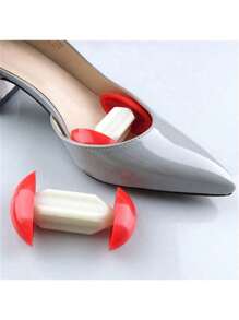 1pair Mini Shoe Stretcher Adjustable Width Extender Toe Rack - Portable Shoe Anti-Wrinkle Plastic Shoe Stretcher, Anti-Deformation Shoe Rack Easy To Use Includes White Hand Support