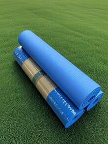 Esterilla de yoga bicolor, parte delantera suave y con rebote, parte trasera antideslizante, esterilla para pilates y fitness, almohadilla para picnic al aire libre, hecha de material TPE, inodora, resistente al desgarro, adecuada para yoga de señoras y entrenamiento en casa - Multicolor - Ver 7