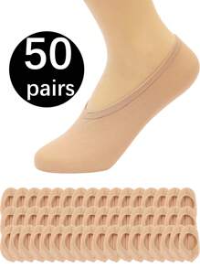 50/20/10/5/1 par Meias Baixas e Invisíveis Femininas, Meias Femininas de Cor Sólida, Meias Invisíveis Confortáveis ​​e Fashion, Meias Barco com Silicone Antiderrapante e Duráveis, Meias Curtas Pretas e Brancas Casuais e de Negócios, Meias Elásticas Respiráveis ​​Resistentes a Odores, Meias Curtas Barco Unissex, Meias Invisíveis, Absorção de Umidade, Secagem Rápida, Fashion, Casual, Confortáveis, Respiráveis, Controle de Odor, Adequadas para Uso Diário Masculino e Feminino, Meias Transparentes de Verão Femininas, Meias Invisíveis Unissex