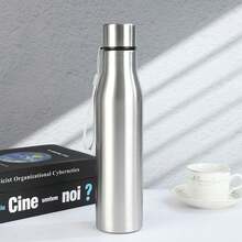 1 个 750ml/1000ml、25.3oz/33.8oz 316 不锈钢水瓶，男女通用便携式户外运动水杯，简易大容量徒步水瓶带手柄（非保温瓶） - 彩色 - 查看 12