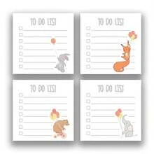 Cute Animal 1/4 Packs 3x3 Inch Sticky Notes Set, Animal Adorable Cartoon Memo Pads With High-Adhesive, Post Reusable Tearable It Notes For Journal Planners Office School Home, Bulk Cute Stationery Gift School Supplies, Back To School - Multicolor - View 11