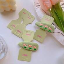 50 件彩色珠宝展示卡带支架 - 淡紫色、粉色、绿色、蓝色、红色 - 非常适合项链、手镯、耳环、发带 - 非常适合小型企业用品和珠宝包装