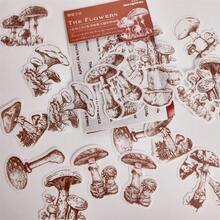 34pcs Floral Theme Washi Stickers, Plant Decorative Materials For Scrapbooking, School Supplies,Back To School - Multicolor - View 6