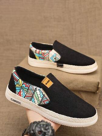 รองเท้าลำลอง แบบสวมเท้า สำหรับผู้ชาย, ส้นนุ่มสบาย รองเท้าเรือ