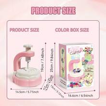 Kit de creație florală pentru fete - Jucării pentru buchete de flori artificiale, pentru vârste de 3+ ani, creează-și propriile grădini, cadouri de sărbători pentru fete | Cel mai bun cadou pentru sărbători/zi de naștere/Ziua Copilului/Paște/Ziua Recunoștinței/Înapoi la școală/Crăciun/Halloween/Anul Nou - Multicolor - Vizualizare 9