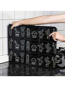 1/2 Leaf Style Oil Baffle, Kitchen Splash Guard, High-Temperature Resistant Stove Splash Guard For Cooking And Frying, Kitchen Supplies, Cooking Tools - Multicolor - View 6