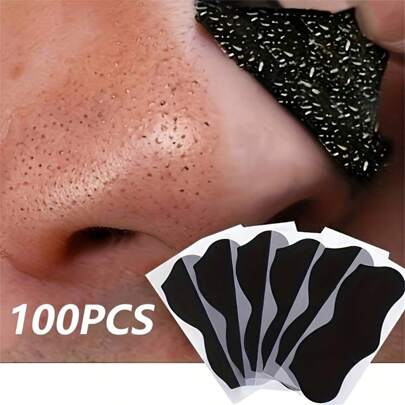10/50/100 Parches quitaespinillas de limpieza profunda - Limpieza facial efectiva para absorber los puntos negros y los poros faciales, papel secante, belleza, productos de cuidado de la piel, spa, autocuidado, herramientas de cuidado de la piel, cuidado facial, suministros de esteticista, piel, limpiador facial, facial