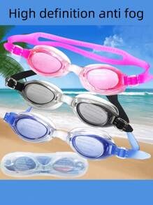 1 pièce/2 pièces/Extérieur, Natation, Haute définition, Anti-buée, Lunettes de natation/Hommes et Femmes, Universel, Matériau en PVC, Lunettes de natation (Couleur aléatoire)