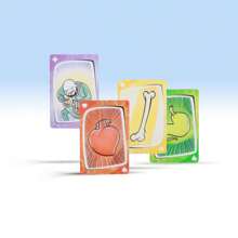 Virus 1 / Virus 2 El juego de mesa talla grande popular, con barajas de cartas y paquetes de cartas diseñados de forma única, juguetes de mesa, disponibles en inglés, francés y español, adecuados para juego familiar, mejor adaptado para equipos de 2 a 8 jugadores y la combinación de juguetes de cartas talla grande asequible que se puede regalar en Navidad, Día de la Independencia