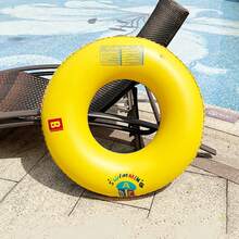 1 件超大加厚游泳圈，防倾覆，初学者游泳圈，男女款，充气水上浮圈 - 彩色 - 查看 15