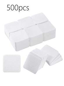 500 almohadillas desmaquillantes sin pelusa para uñas, almohadillas desmaquillantes de esmalte de uñas para extensiones de pestañas, tejido no tejido suave de 500 piezas, almohadillas desmaquillantes de acetona para preparar las uñas y quitar el esmalte de gel, toallitas sin pelusa para el pegamento de uñas y extensiones de pestañas, suministros para uñas, rosa, accesorios de viaje, regalos para mamá, amigos, maestros, cumpleaños, boda, escritorio, estanterías, accesorios, regalo gracioso, estilo y algunas partes se envían al azar